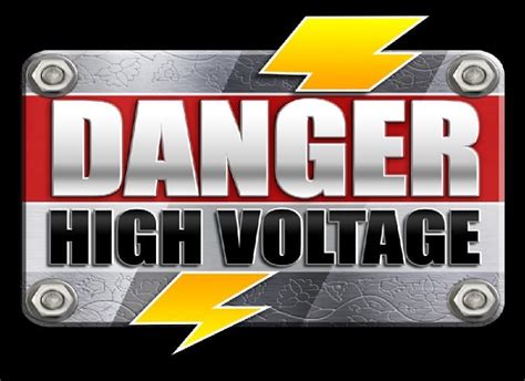 danger high voltage slot